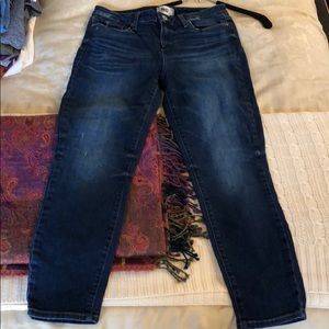 Paige distressed Verdugo Crop Jeans